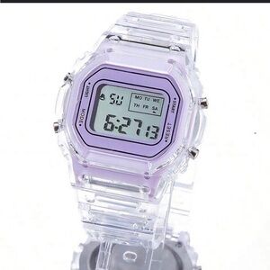 Unisex Lavender Sports Digital Watch